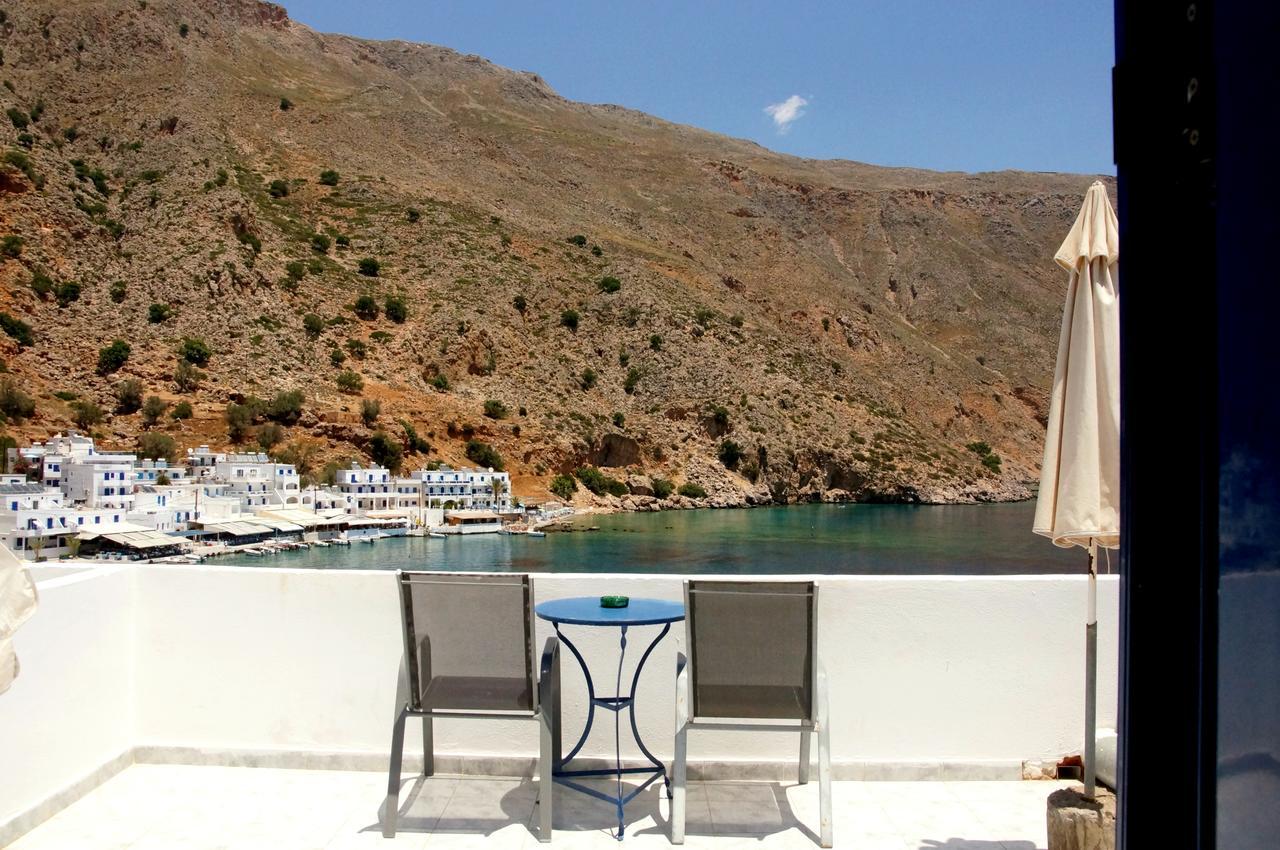 Madares Hotel Loutro Bagian luar foto
