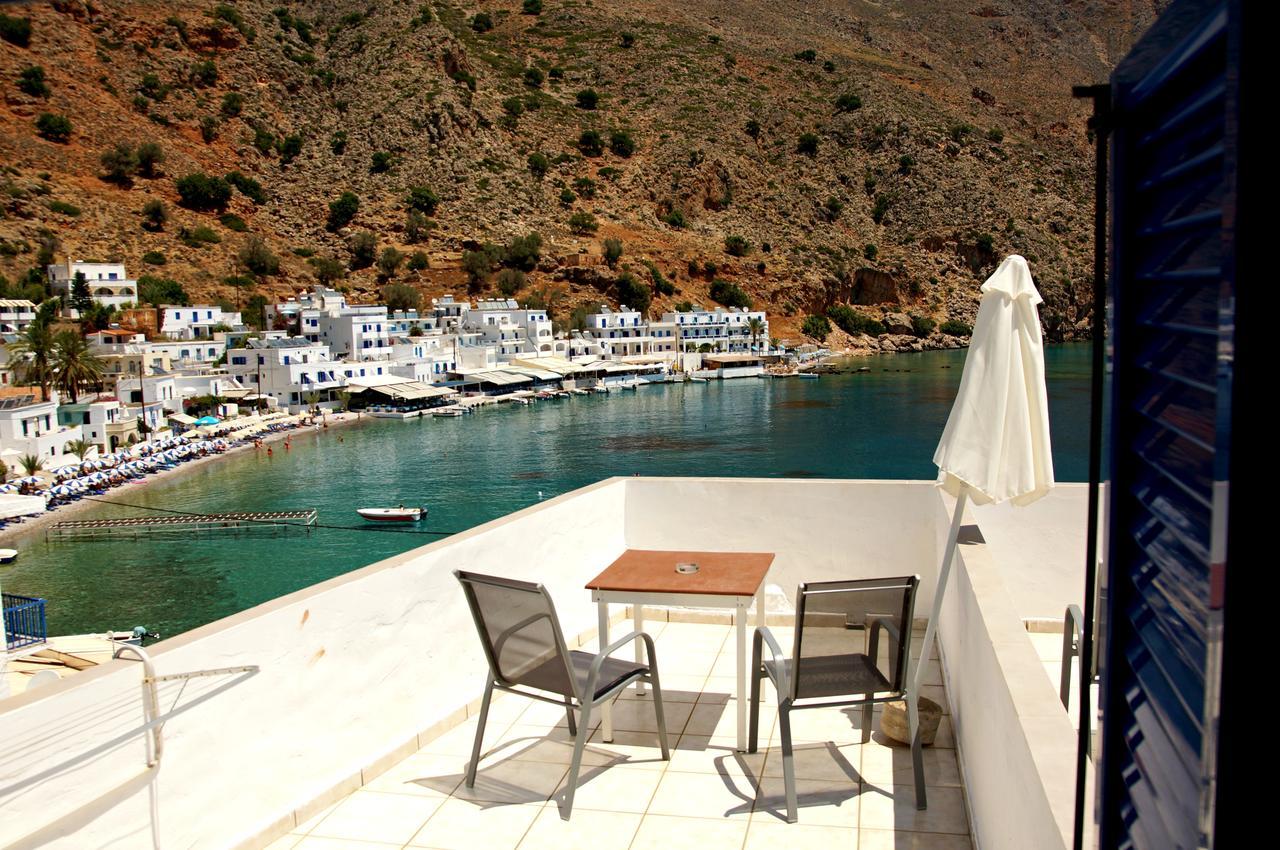Madares Hotel Loutro Bagian luar foto