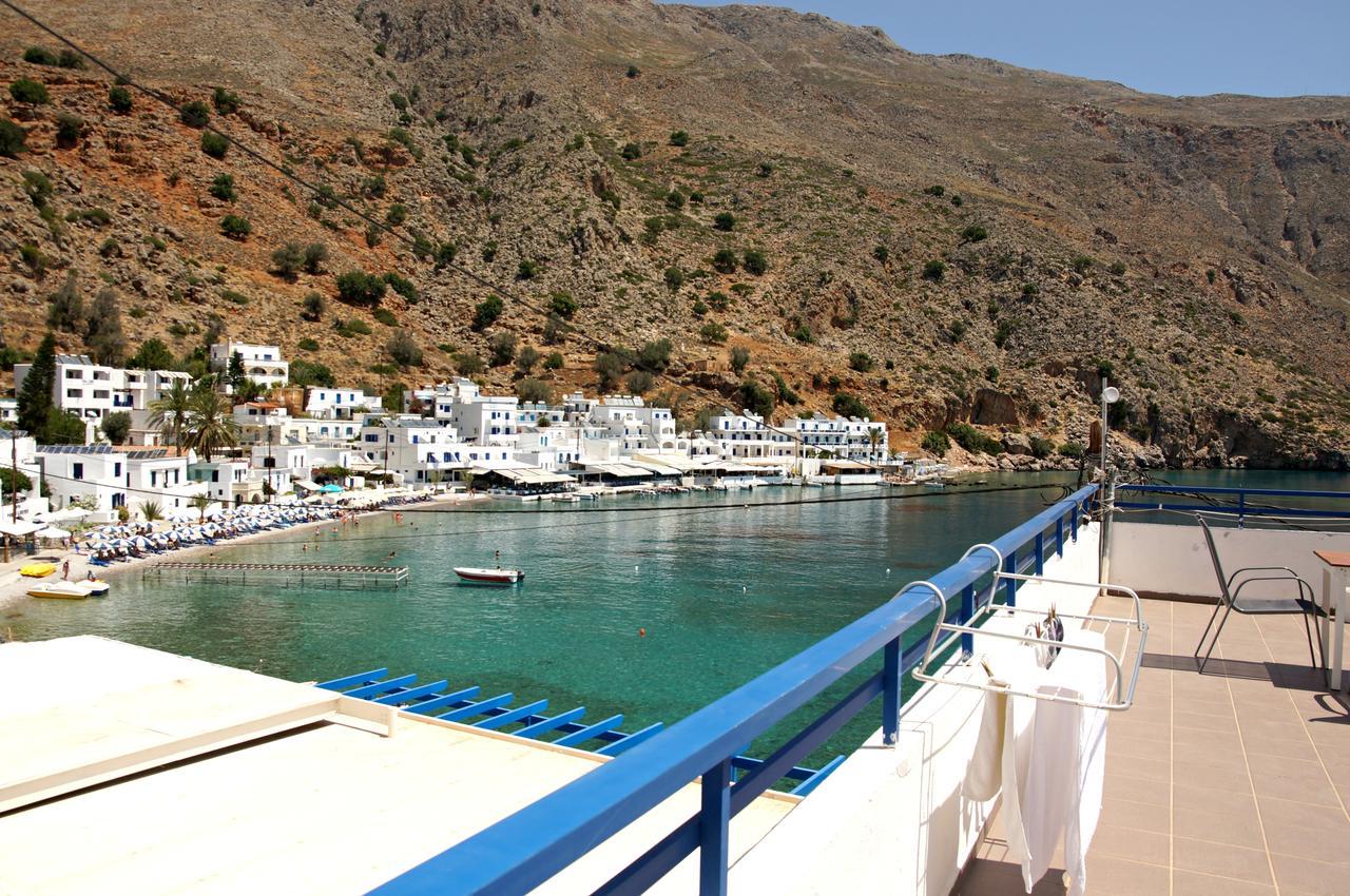 Madares Hotel Loutro Bagian luar foto